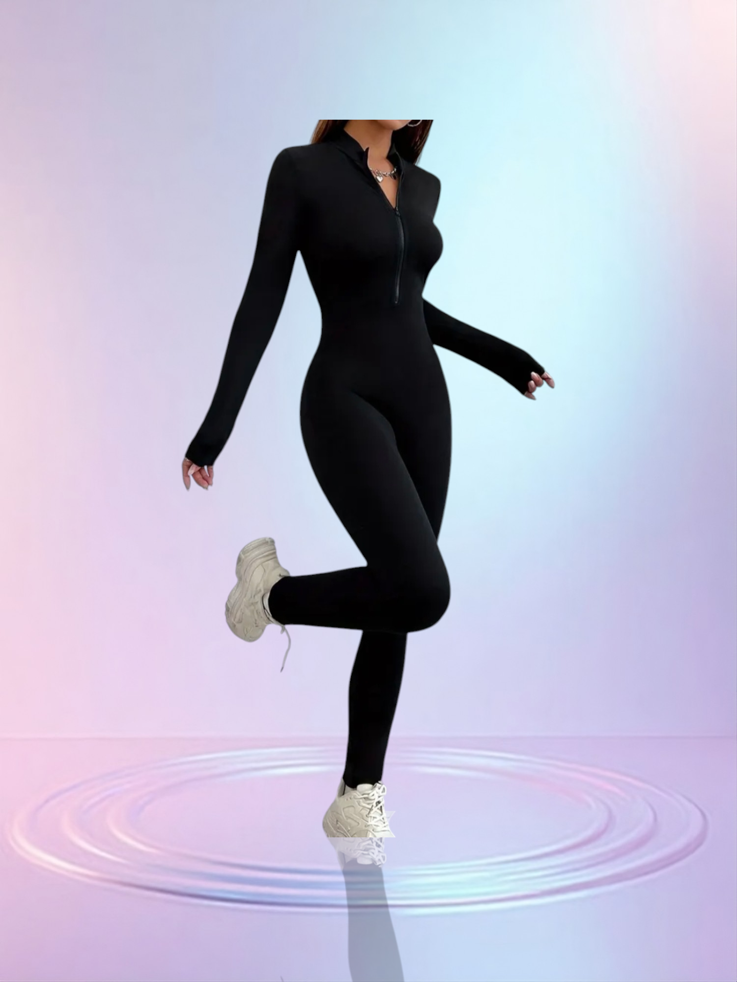 Jumpsuit Zwart | Lang | S4E