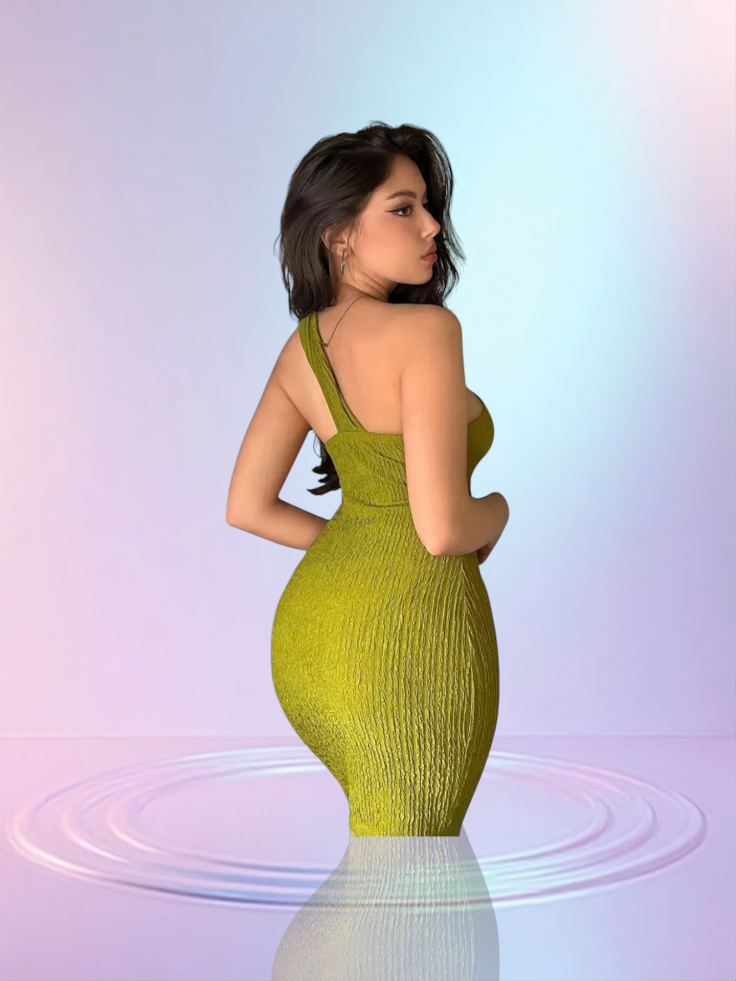 Strak jurkje | Groen |S4E