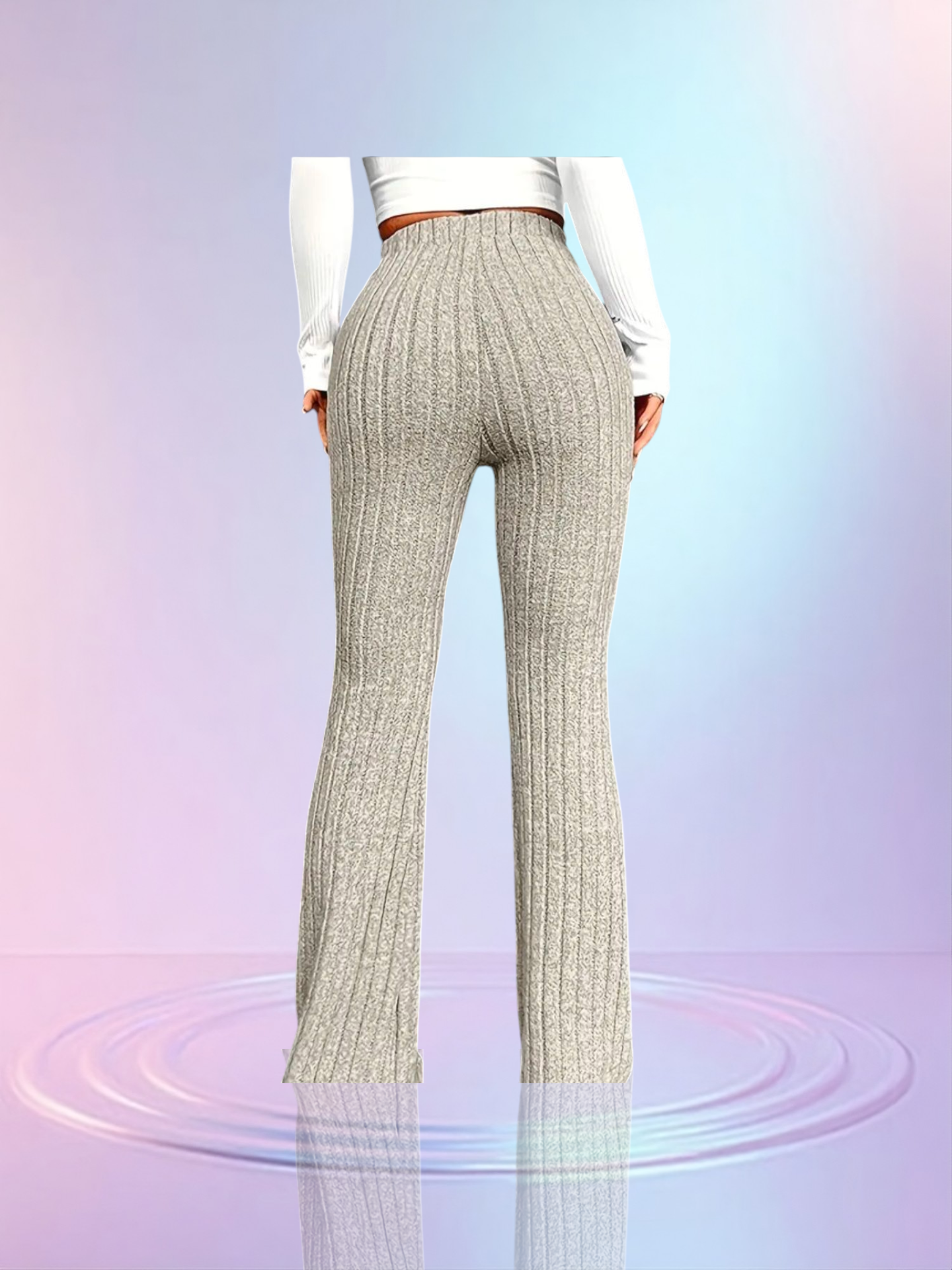 Geribbelde Broek | Strak Model | Wijde Pijpen | S4E