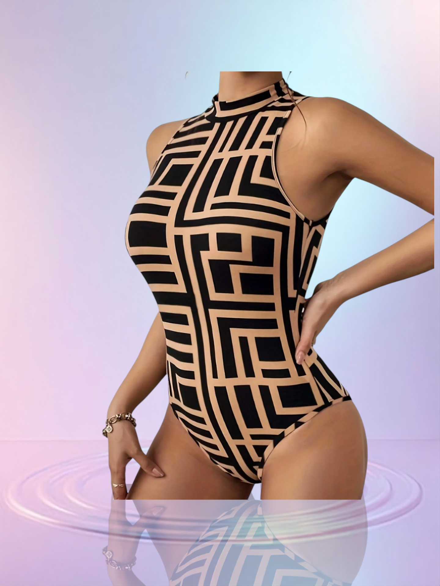 Bodystocking | Glad Materiaal | Multi Color | S4E