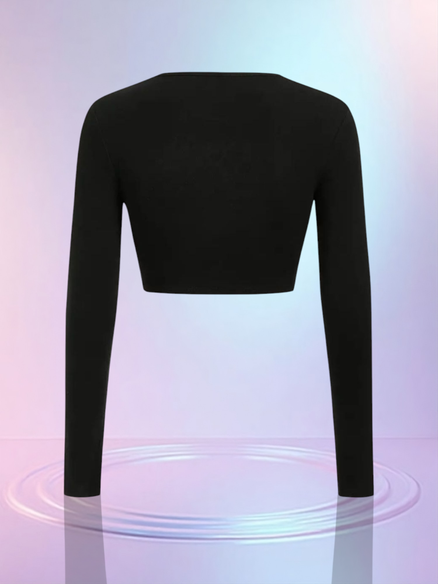 Topje | Zwart | Lange Mouw | S4E