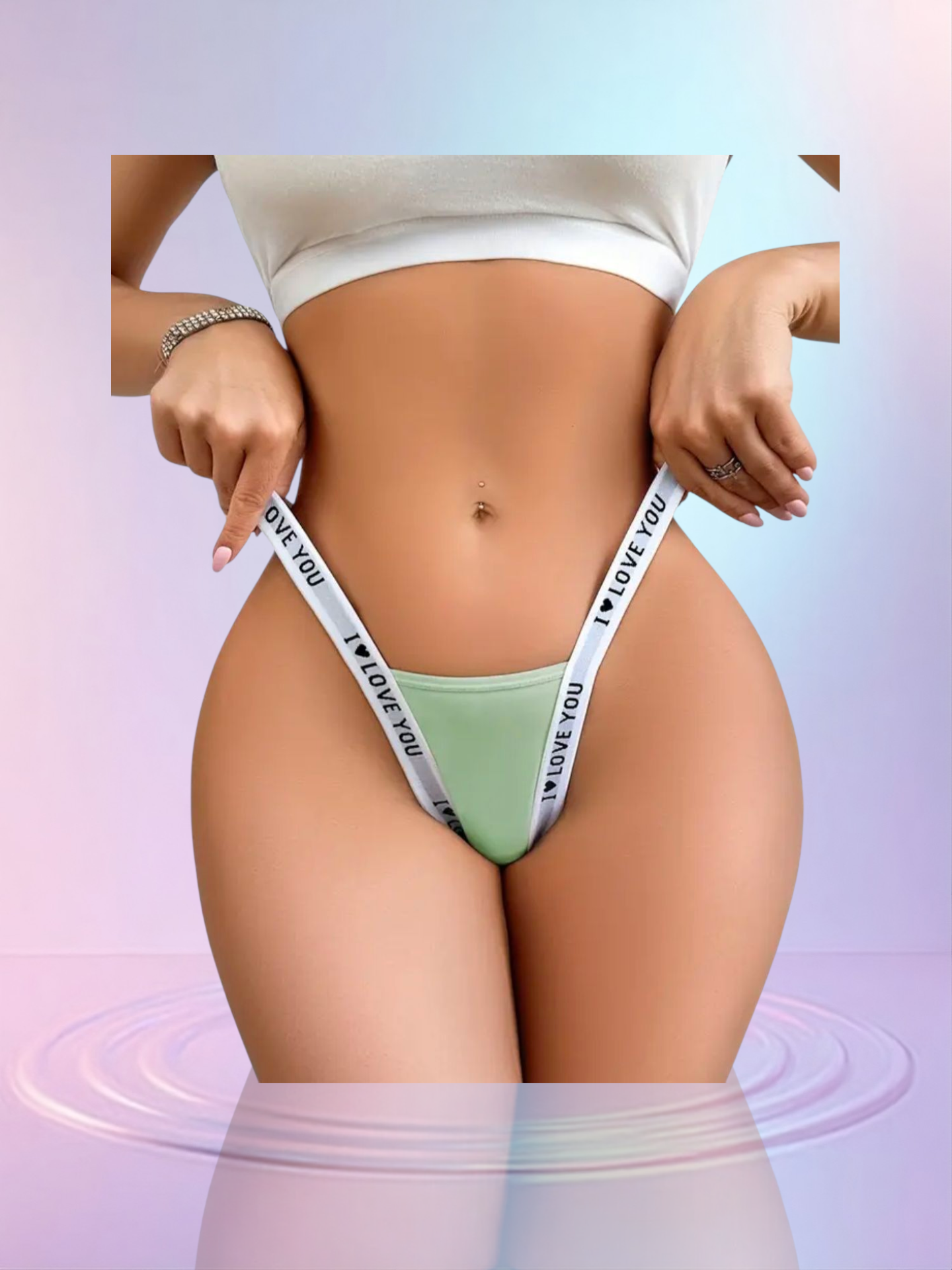 Micro String | Mint Groen | S4E